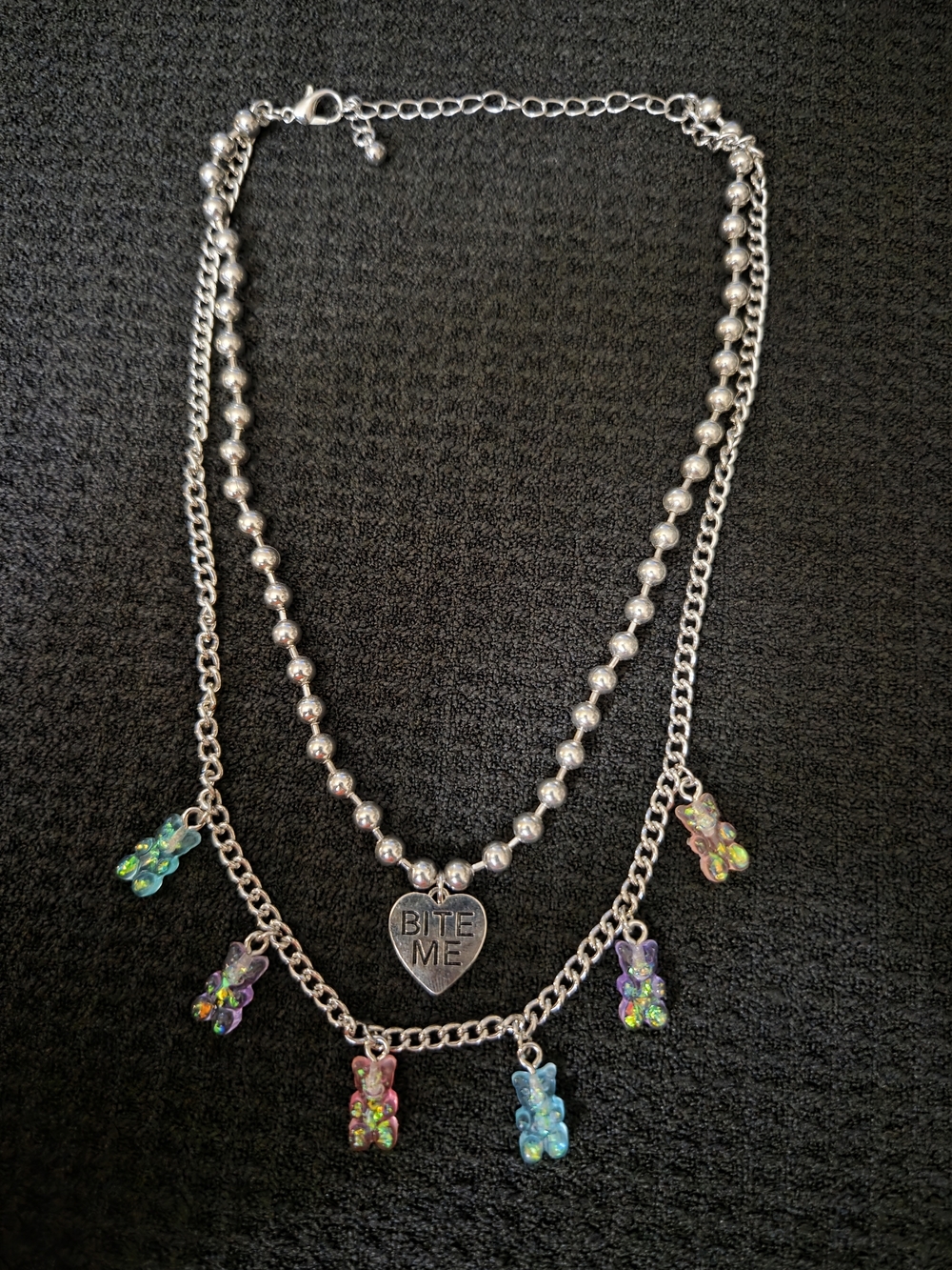 'BITE ME' Gummy Bear Necklace